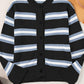 Striped Button Down Long Sleeve Cardigan