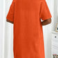 Button Up Shirt and Drawstring Shorts Set