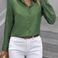 Button Up Collared Neck Long Sleeve Shirt