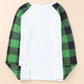 Lucky Clover Sequin Round Neck Sweatshirt