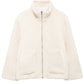 Turtleneck Zip Up Long Sleeve Plush Jacket