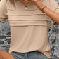 Round Neck Short Sleeve Top