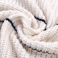 Striped Open Front Long Sleeve Cardigan