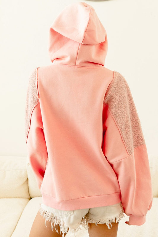 BiBi Square Panel Block Detailed Hoodie - Brand BiBi