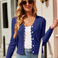 Button Up Long Sleeve Cardigan