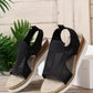 Open Toe Woven Wedge Sandals