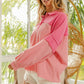 BiBi Long Sleeve Knit Mixed Thermal Sweatshirt - Brand BiBi