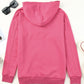 Lace-Up Dropped Shoulder Hoodie