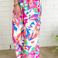 Printed Wide Leg Pants