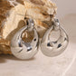 Stainless Steel Teardrop Shape Earrings