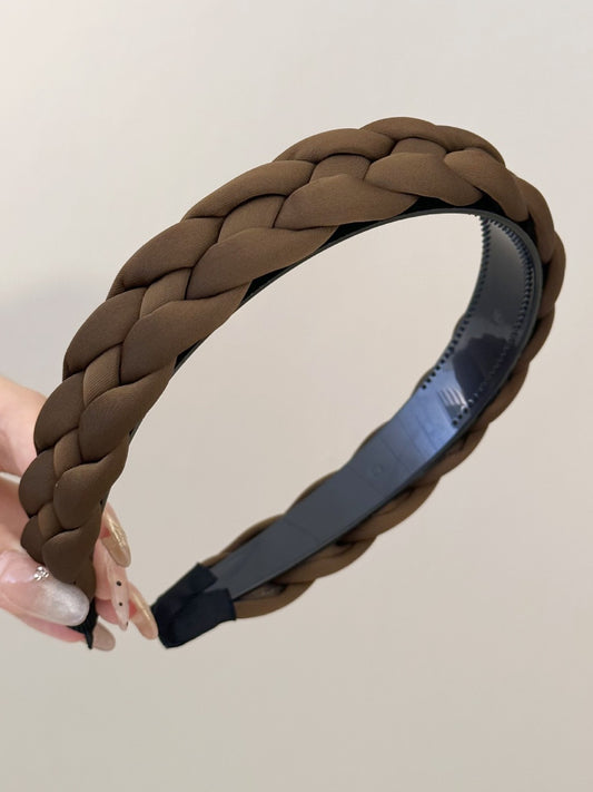 Polyester Braided Wide Headband