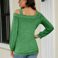 Cutout Cold-Shoulder Top