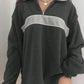 Contrast Dropped Shoulder Long Sleeve Sweatshirt