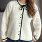 Button Down Long Sleeve Cardigan