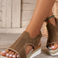 Open Toe Woven Wedge Sandals