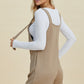 Double Take Full Size Texture Sleeveless Romper
