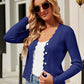 Button Up Long Sleeve Cardigan