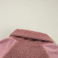 Lace Detail Zip Up Sherpa Patchwork Jacket