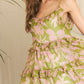 ADORA Ruffled Tiered Scoop Neck Cami Dress