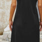 Mock Neck Sleeveless Mini Dress