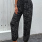 Printed High Waist Pants