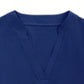 Tiered Notched Half Sleeve Dress
