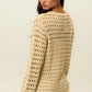 BiBi Round Neck Openwork Knit Cover Up - Brand BiBi