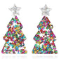 Christmas Tree Acrylic Earrings