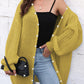 Open Front Long Sleeve Cardigan