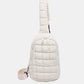 Quilted Nylon Crossbody  Bag