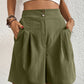 High Waist Shorts with Pockets