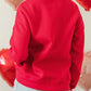 Valentine’s Day XOXO Round Neck Drop Shoulder Sweatshirt