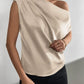 Ruched Single Shoulder Blouse