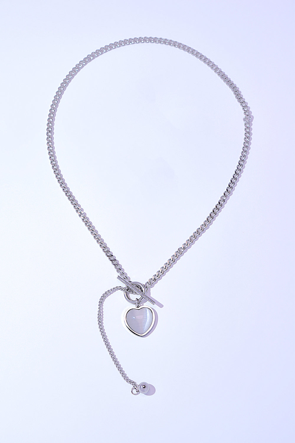 Vvan Titanium Steel Heart Necklace