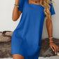 Mandy Square Neck Short Sleeve Mini Dress