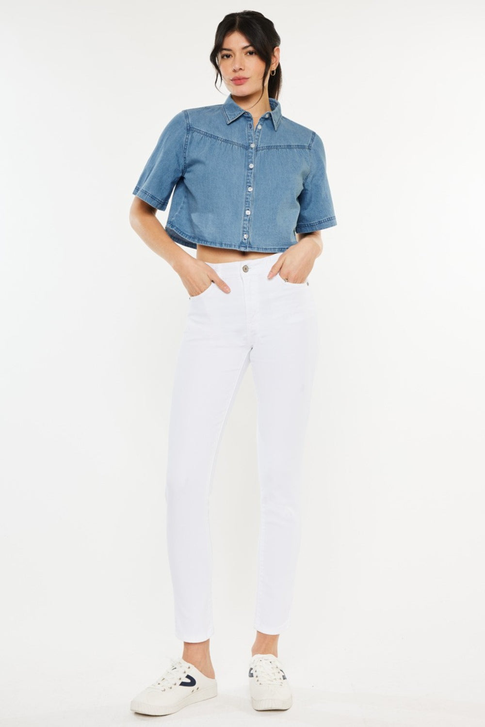 Kancan High Rise Ankle Skinny Jeans *