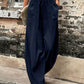 Elastic Waist Pants with Pockets