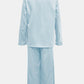 Side Striped Long Sleeve Blazer and Pants Set