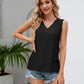 V-Neck Wide Strap Tank