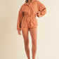 Mable Snap Down Long Sleeve Hooded Romper