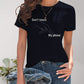 Graphic Round Neck Short Sleeve T-Shirt