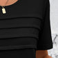 Round Neck Short Sleeve Top