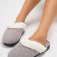 Thermal Faux Fur Round Toe Slippers