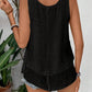 Layered Scoop Neck Wide Strap Tank