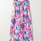 Printed Wide Leg Pants