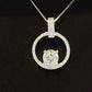 1 Carat Moissanite 925 Sterling Silver Necklace