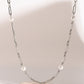 Stainless Steel Pearl Chain Necklace
