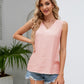 V-Neck Wide Strap Tank