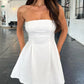 Devine Bow Back Tube Mini Dress