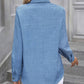 Button Up Collared Neck Long Sleeve Shirt